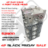 4P R40 K24Z "4-Port" Race Head