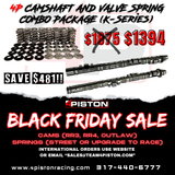 4 Piston Racing Outlaw Turbo Camshaft (K-Series)