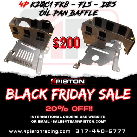 4P K20C1 FK8/FL5/DE5 Oil Pan Baffle