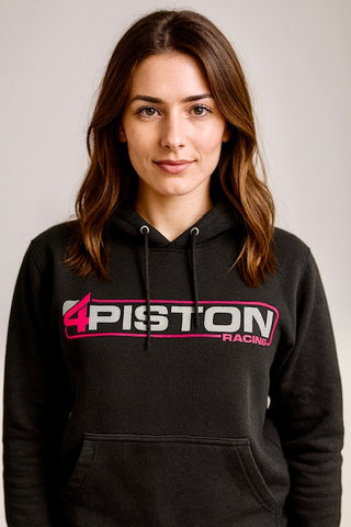 Pink 4Piston Hooded Sweatshirt