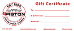 4 Piston Racing Gift Card