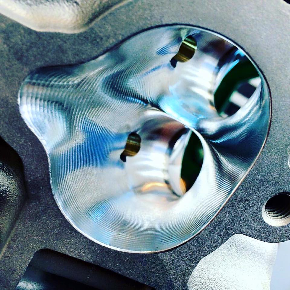 4P USAC Midget CNC Cylinder Head – 4 Piston Racing