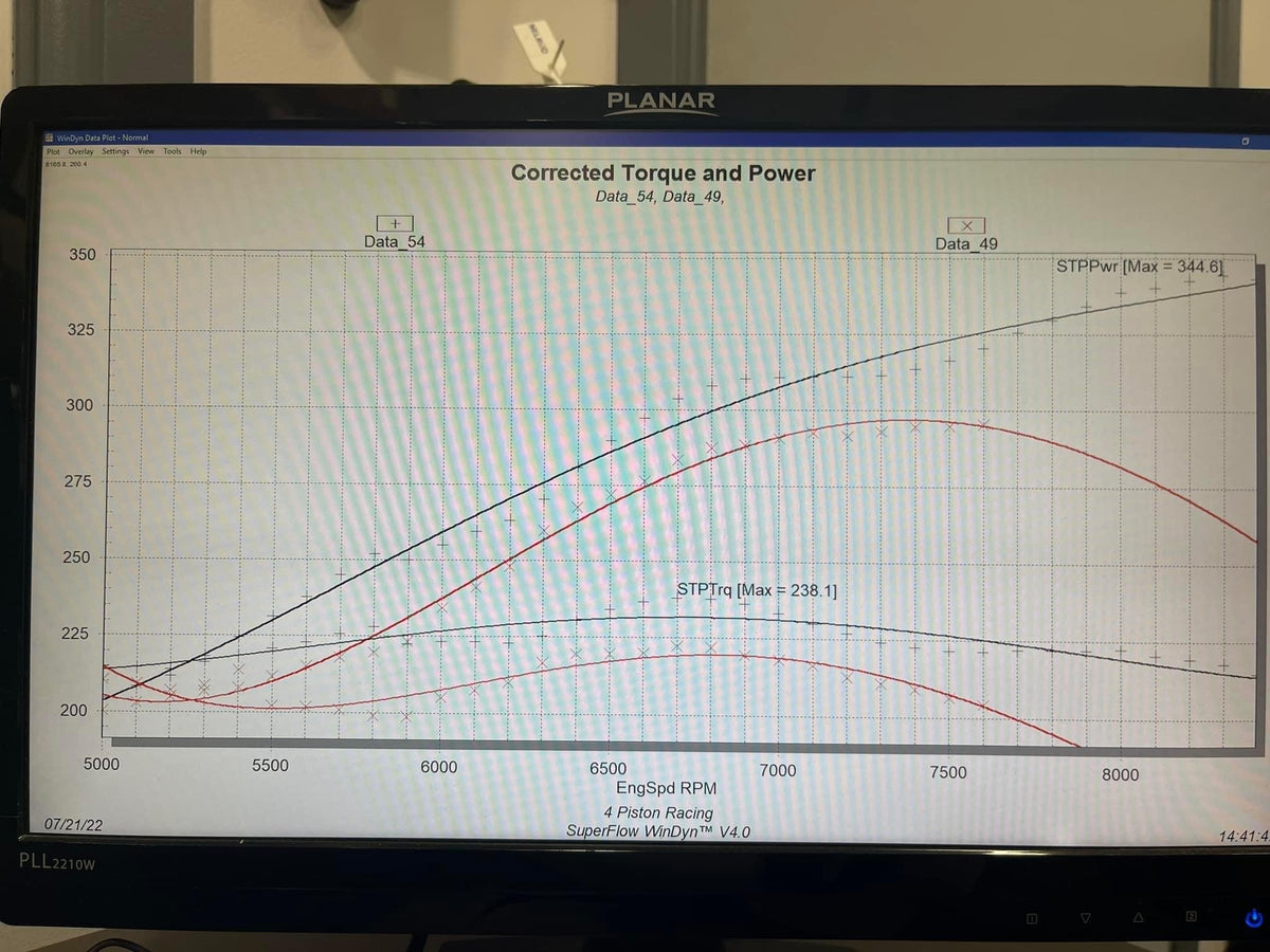 4P R402 K24Z R40 Billet Drop-In Camshafts – 4 Piston Racing