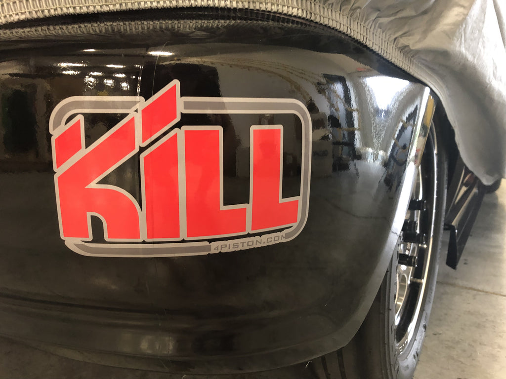 Double Kill Sticker KILL Stickers – 4 Piston Racing