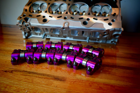 4P Purple K-Series Ferrea Roller Rocker Arms