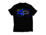 4P Color Logo Shirt BLUE